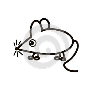 Cartoon mouse icon