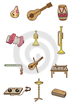 Cartoon Musical instrument icon