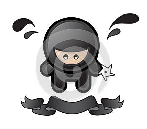 Cartoon ninja