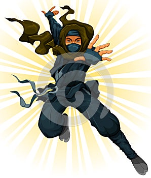 Cartoon ninja