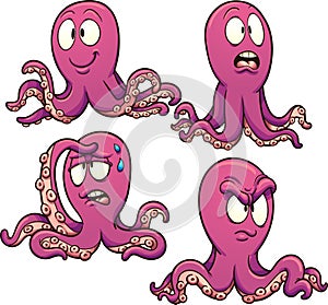 Cartoon octopus