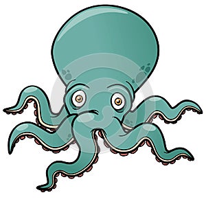 Cartoon octopus