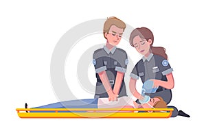 Cartoon Paramedic Icon