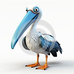 Cartoon Pelican 3d Model: Imax Preview No. 2 Caricature Style