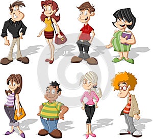 Cartoon people