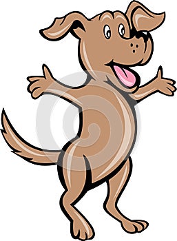 Cartoon pet puppy dog