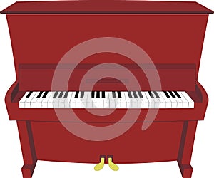 Cartoon piano