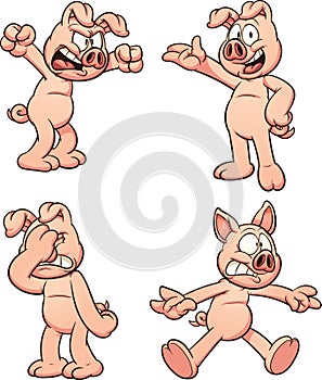 Cartoon pig