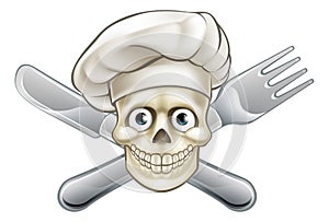 Cartoon Pirate Crossbones Chef