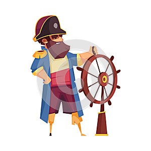 Cartoon Pirate Illustration