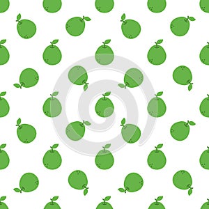 Cartoon pomelo seamless pattern background.