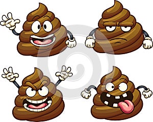 Cartoon poop