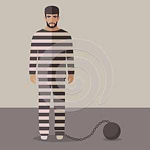 Cartoon prisoner