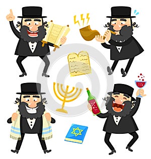 Cartoon rabbis