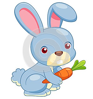 Cartoon rabbit