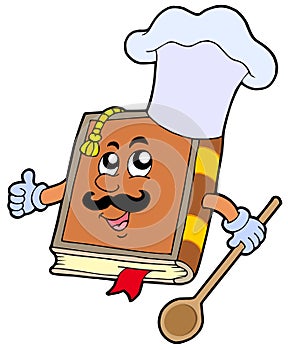 Cartoon recipe book