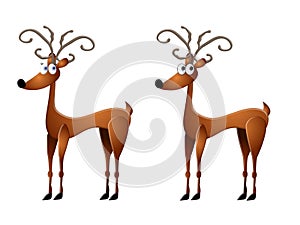 Cartoon Reindeer Clip Art