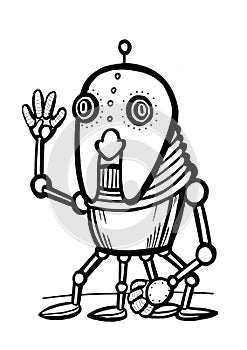 Cartoon Robot
