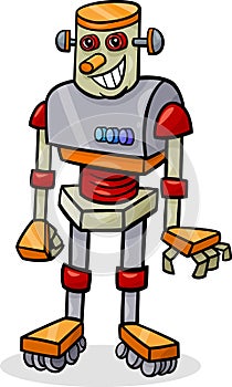 Cartoon robot or droid illustration