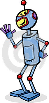 Cartoon robot or droid illustration