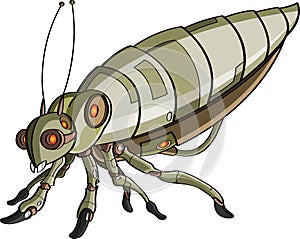 Cartoon robotic insect