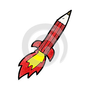 cartoon rocket