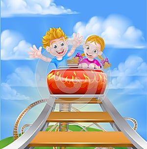 Cartoon Roller Coaster