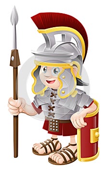 Cartoon Roman Soldier