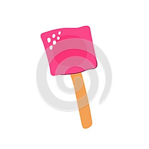 Cartoon round candy on a stick. Lollipop image