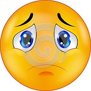 Cartoon Sad smiley emoticon