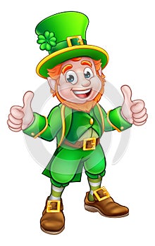 Cartoon Saint Patricks Day Leprechaun