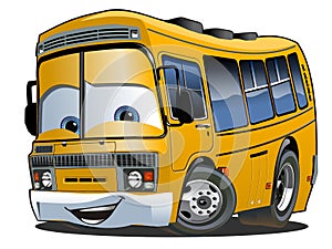 Cartoon School Bus