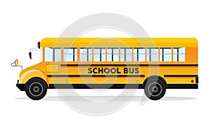 Cartoon school bus photo