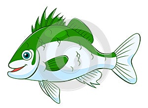 Cartoon seabass