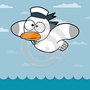 Cartoon Seagull