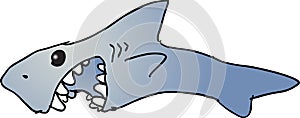 Cartoon shark