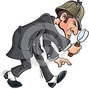 Cartoon Sherlock Holmes