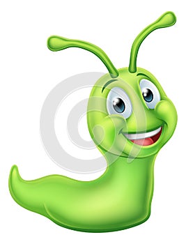 Cartoon Slug Character