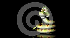 Cartoon snake