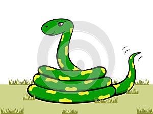 Cartoon snake