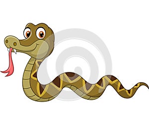 Cartoon snake character