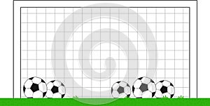 Cartoon Soccer Goal