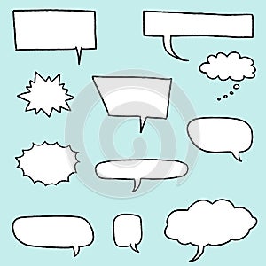 Cartoon speech bubble