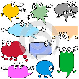 Cartoon Speech Bubbles