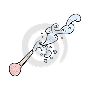 cartoon squirting pipette