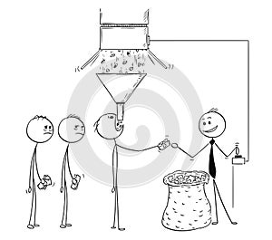 Cartoon of Pharmaceutic Business Metaphor photo