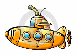 Cartoon submarines
