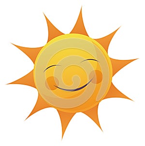 Cartoon Sun Face photo