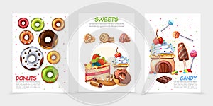 Cartoon Sweets Posters