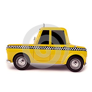 Cartoon taxi